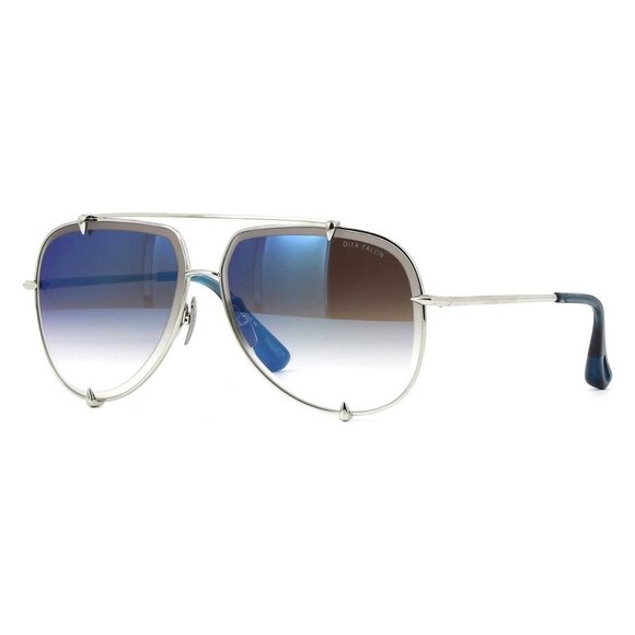 New DITA Talon Silver Aviator 23007 E Sunglasses Women - Picture 1 of 8